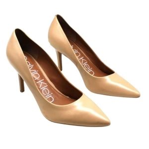 NIB Calvin Klein Nude Pumps 8.5